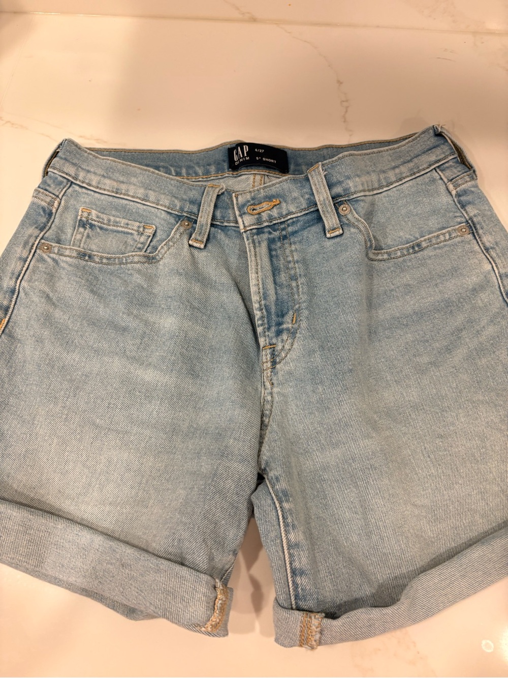 GAP Light Blue Denim Shorts